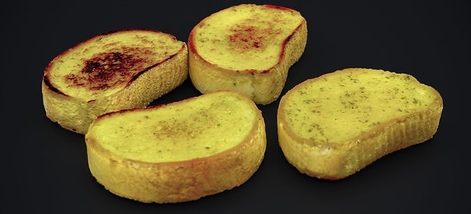 ITALIAN GARLIC BREAD 2024 3D model 2