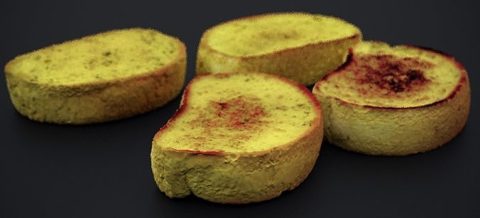 ITALIAN GARLIC BREAD 2024 3D model 6
