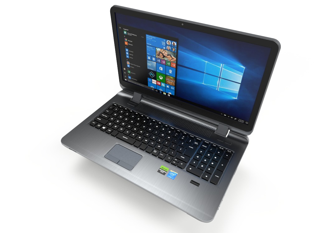 laptop Low-poly 3D model_5