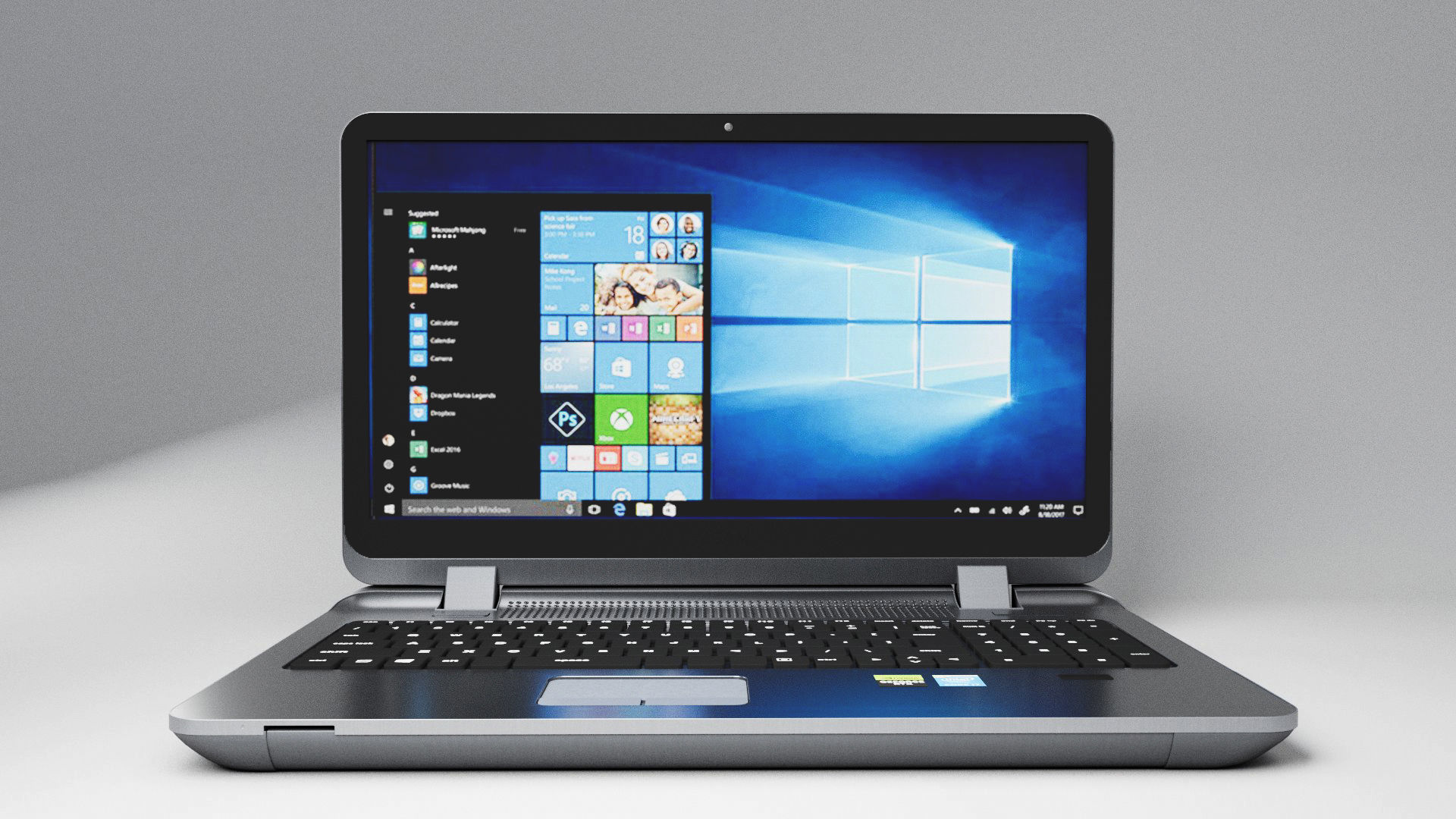 laptop Low-poly 3D model_16