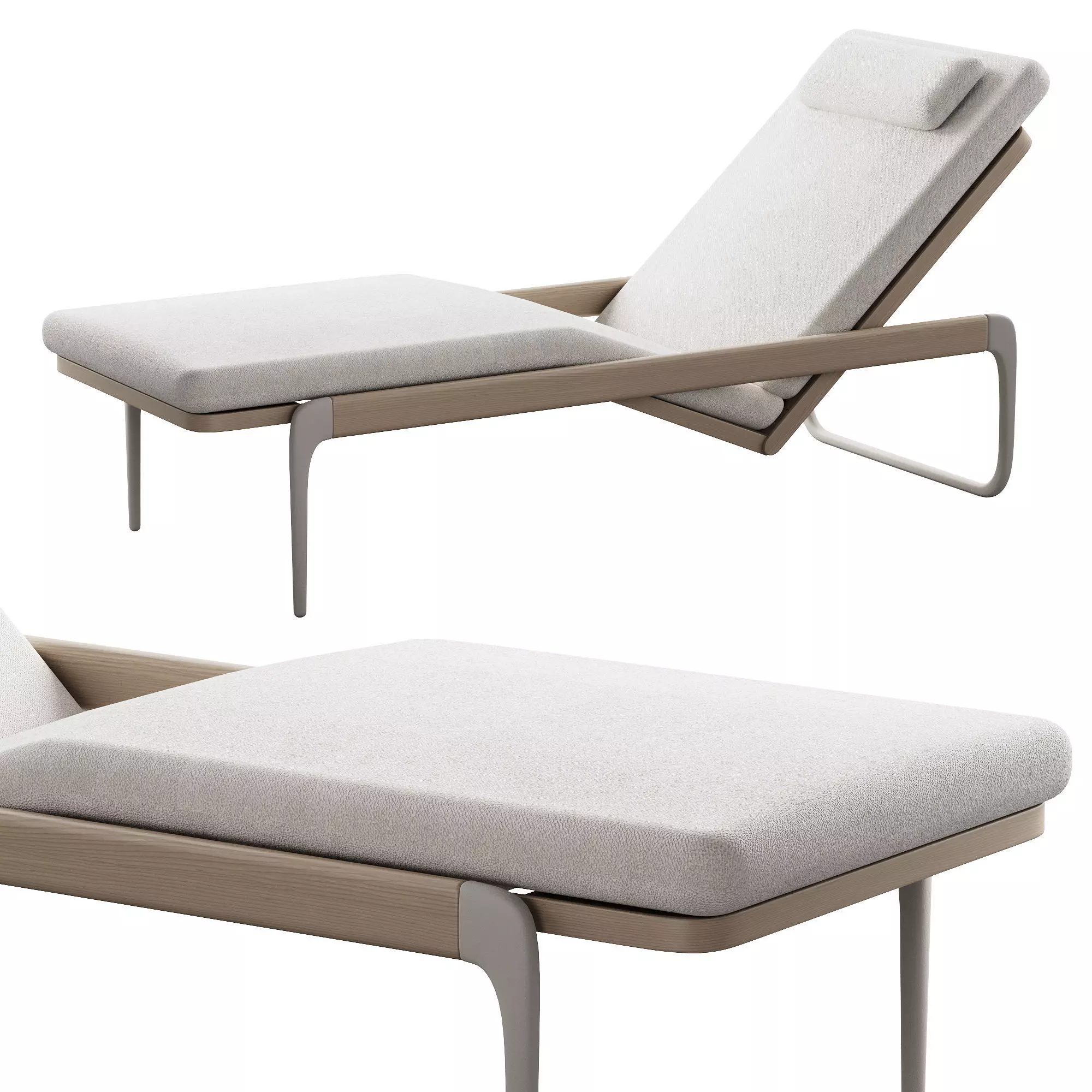 522 exterior and architecture 14 Flows sunlounger 3D model