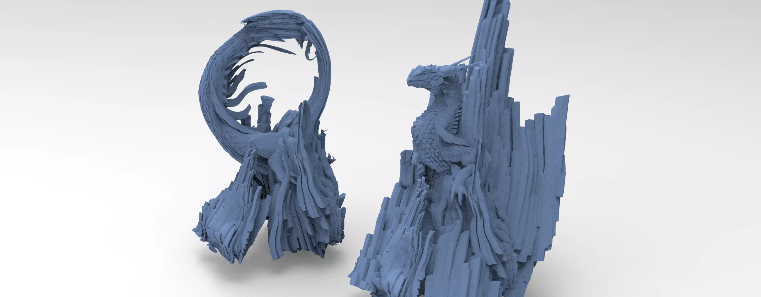 Dark Crystal element rocks 2 versions 3D model_0