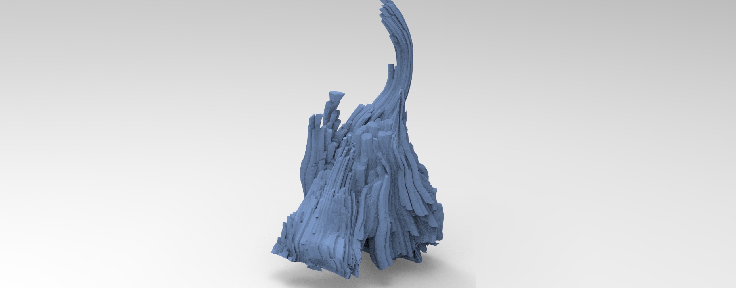 Dark Crystal rock 8  3D model_1
