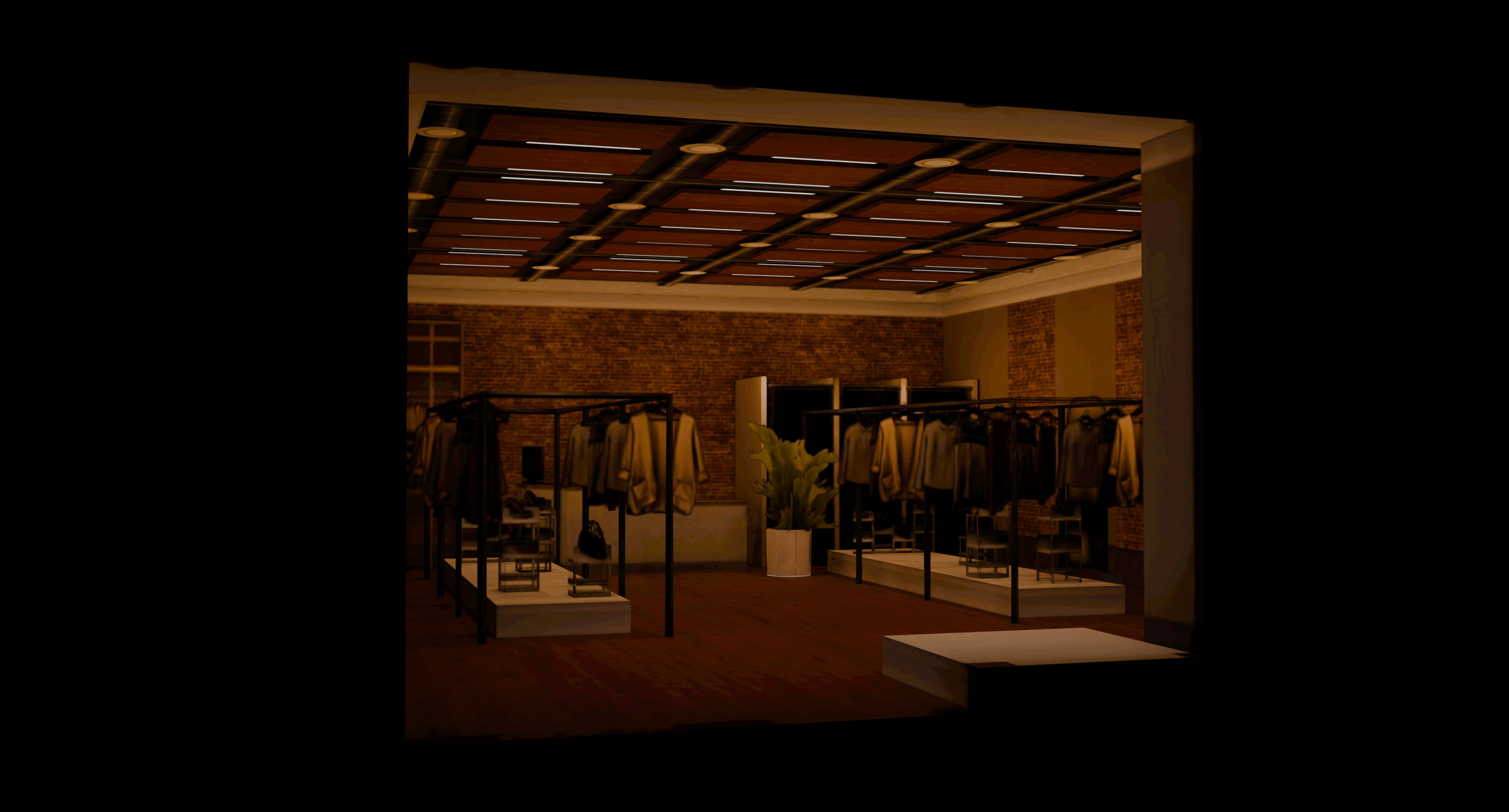 Low Poly Storefront Pack Low-poly 3D model_1