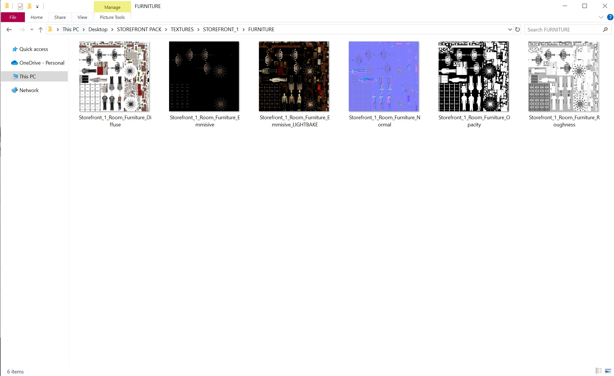 Low Poly Storefront Pack Low-poly 3D model_9