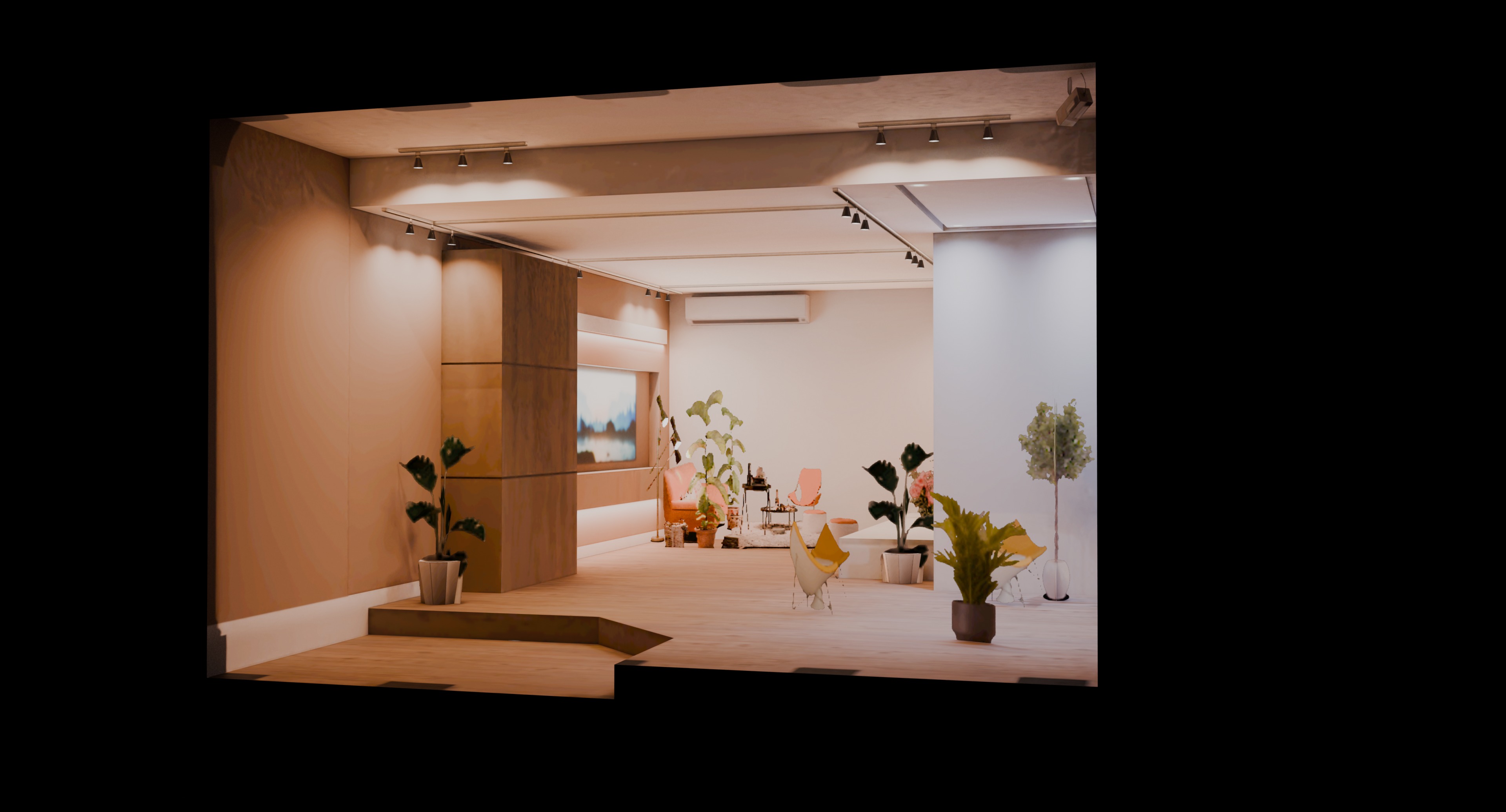 Low Poly Storefront Pack Low-poly 3D model_4