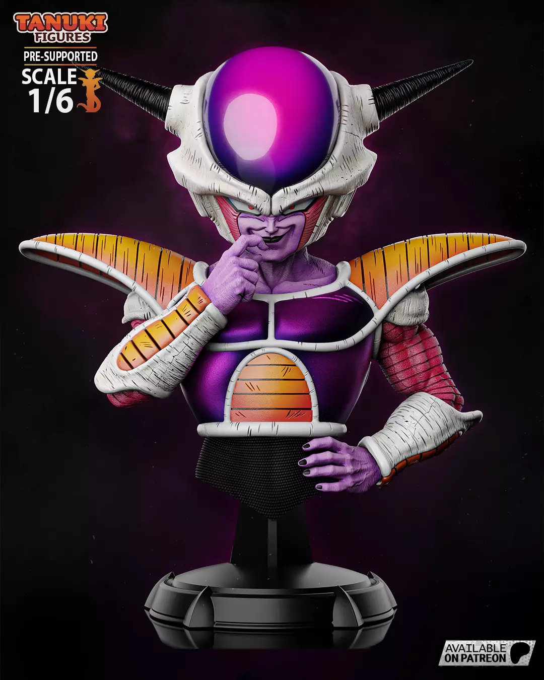 Frieza - Dragon Ball Z - Bust 3D print model