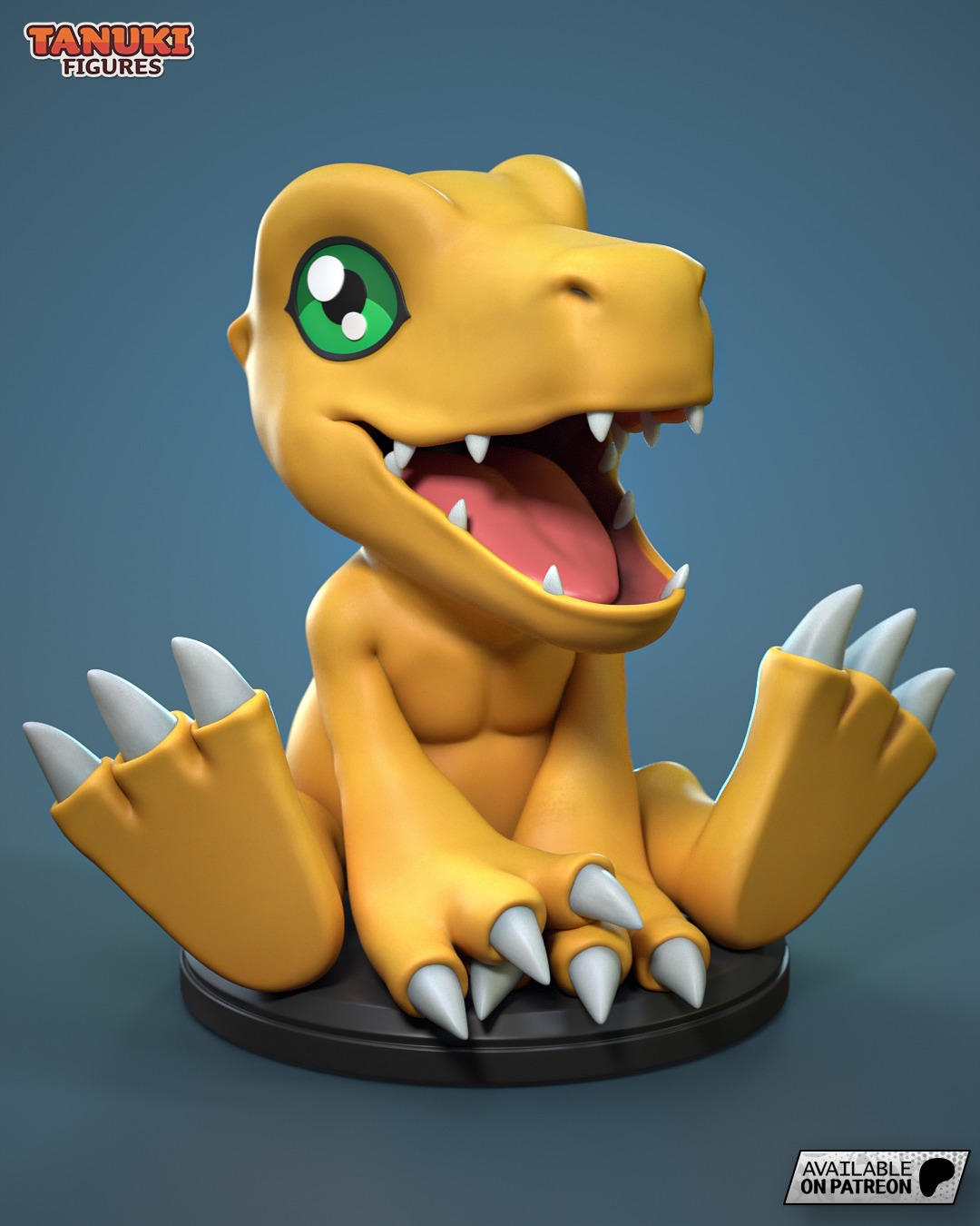 Agumon - Digimon - Extra 3D print model_1