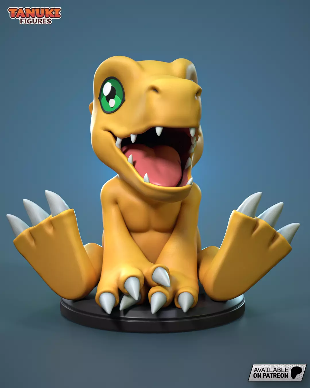 Agumon - Digimon - Extra 3D print model_0