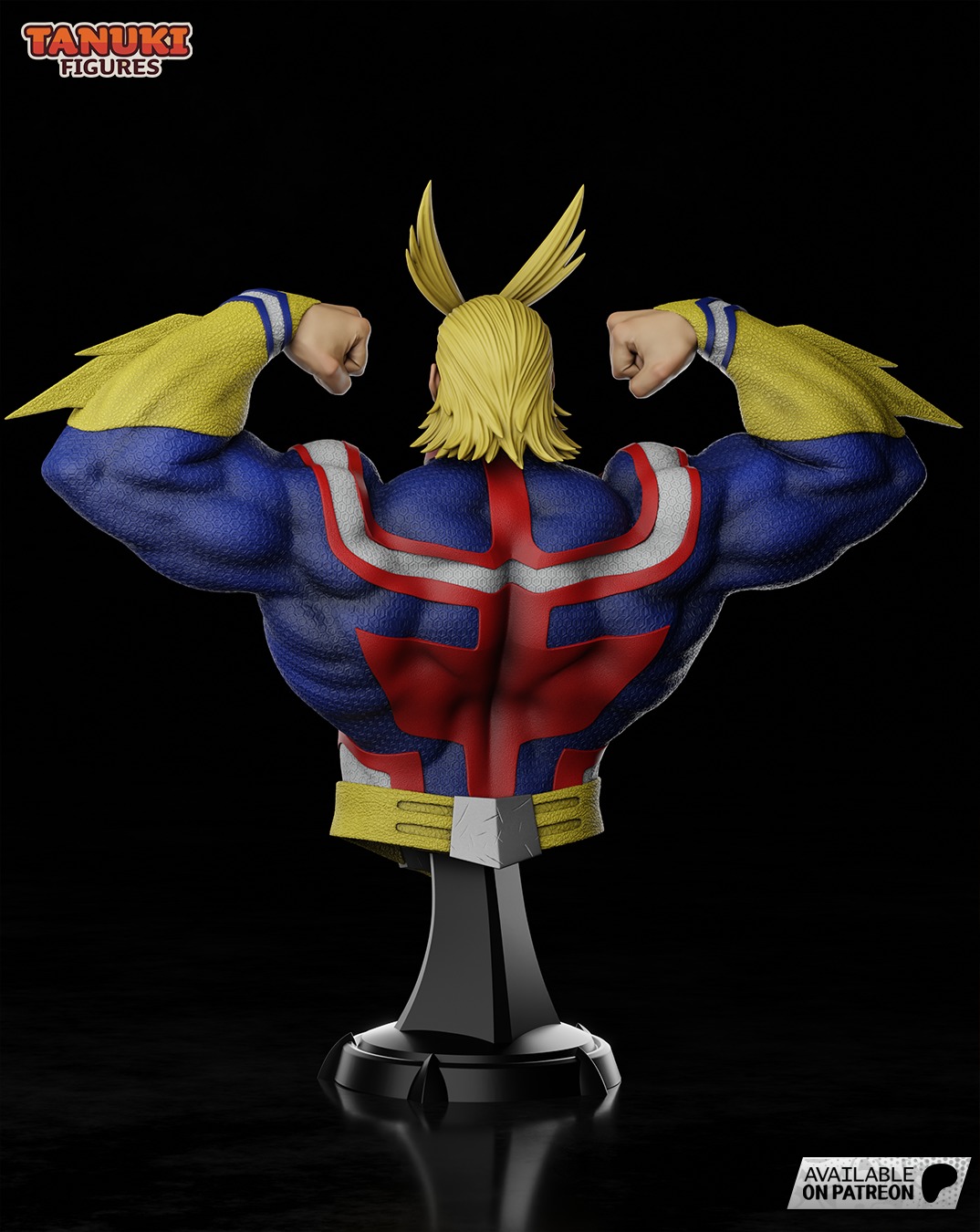 All Might - Boku no Hero Academia - Bust 3D print model_3