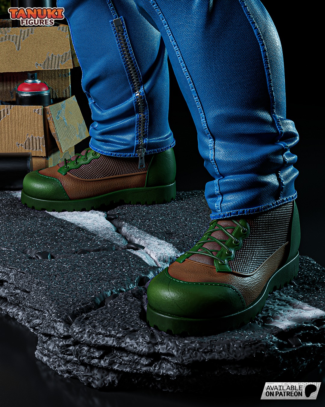 Guile - Street Fighter - Fullsize 3D print model_4