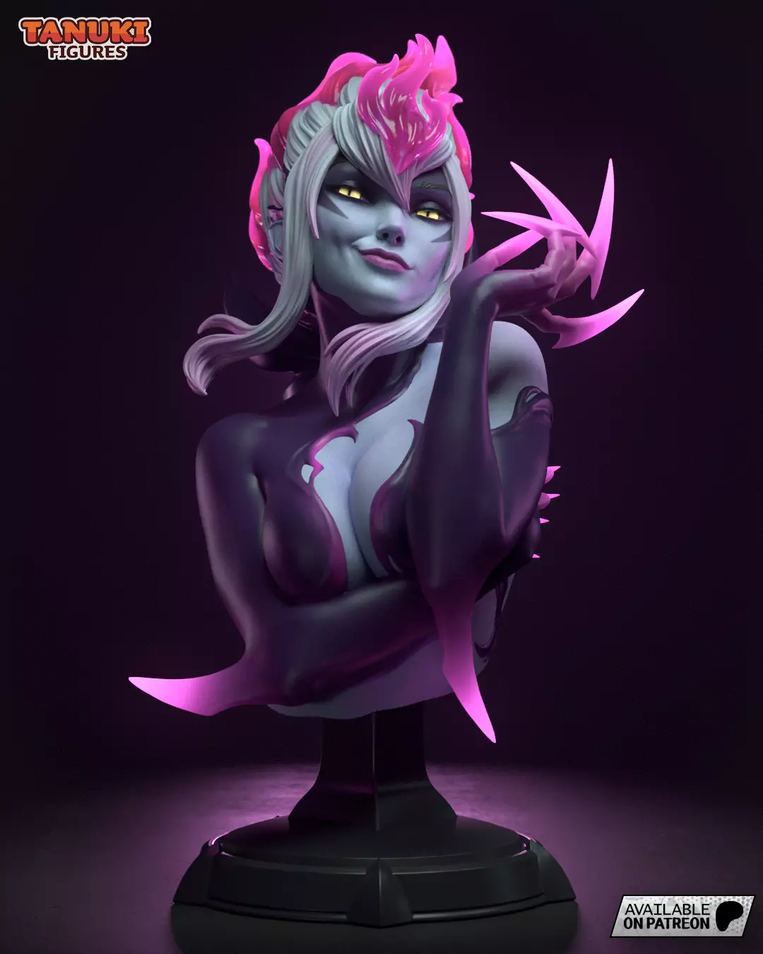Evelynn - League of Legends - Bust 3D print model