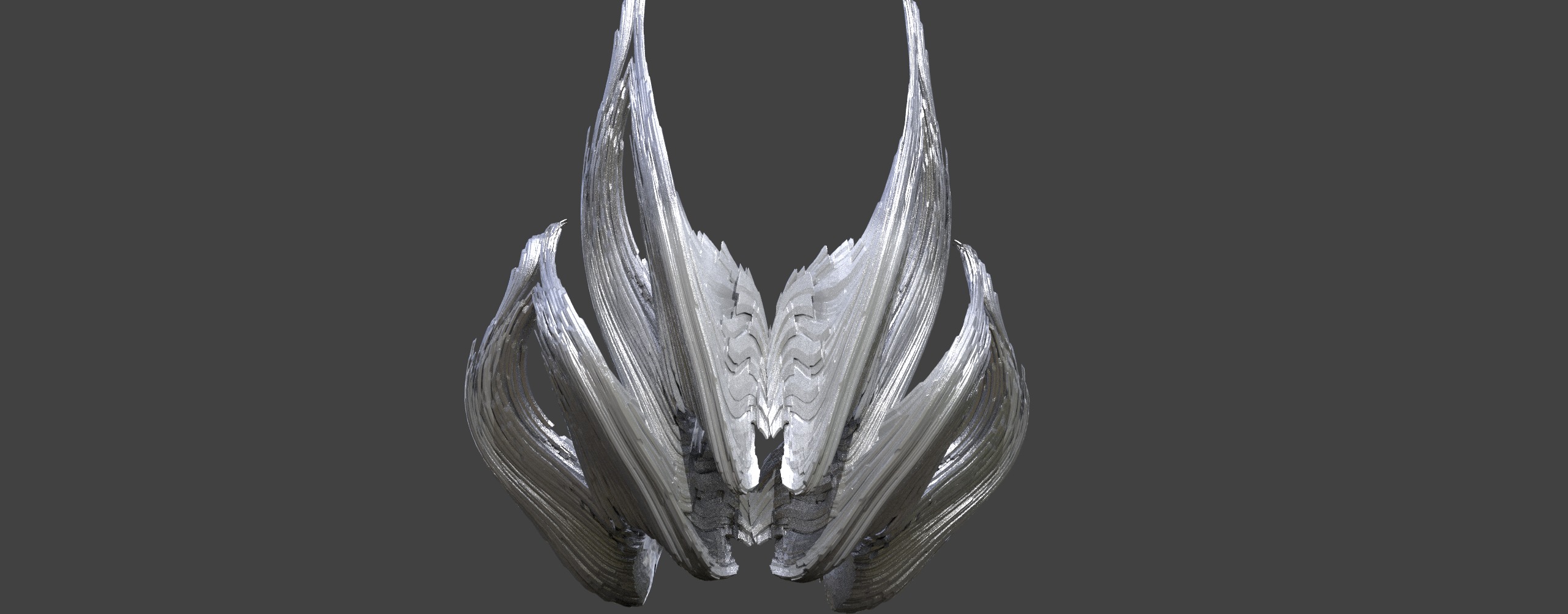Dark Crystal element wings 3 designs Low-poly 3D model_1