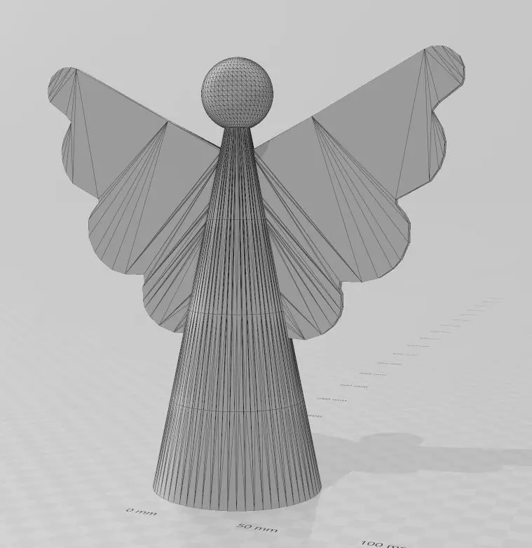Simple Tree Topper 3D print model_0