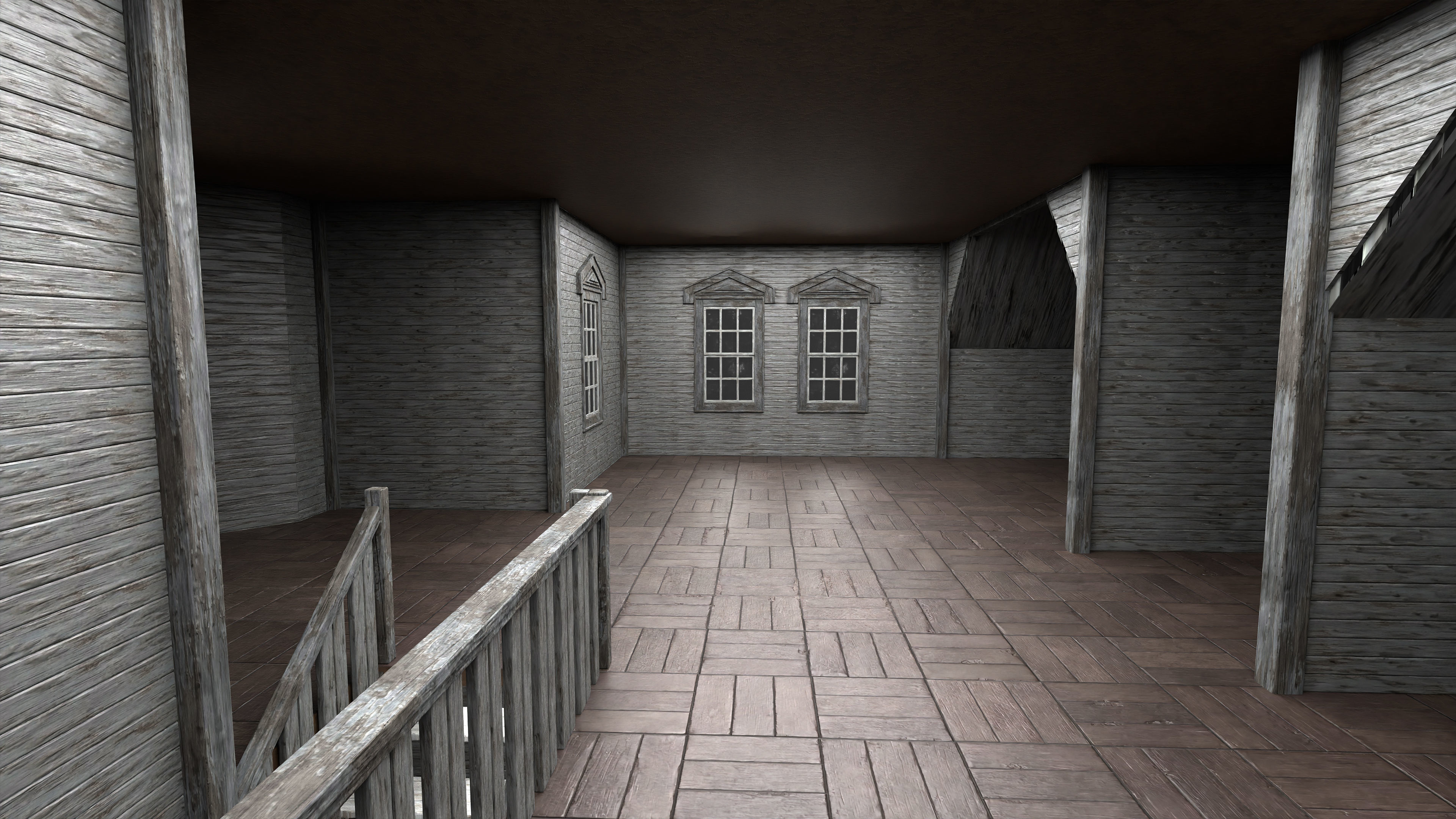 Old Abandoned House 3 3D model_11