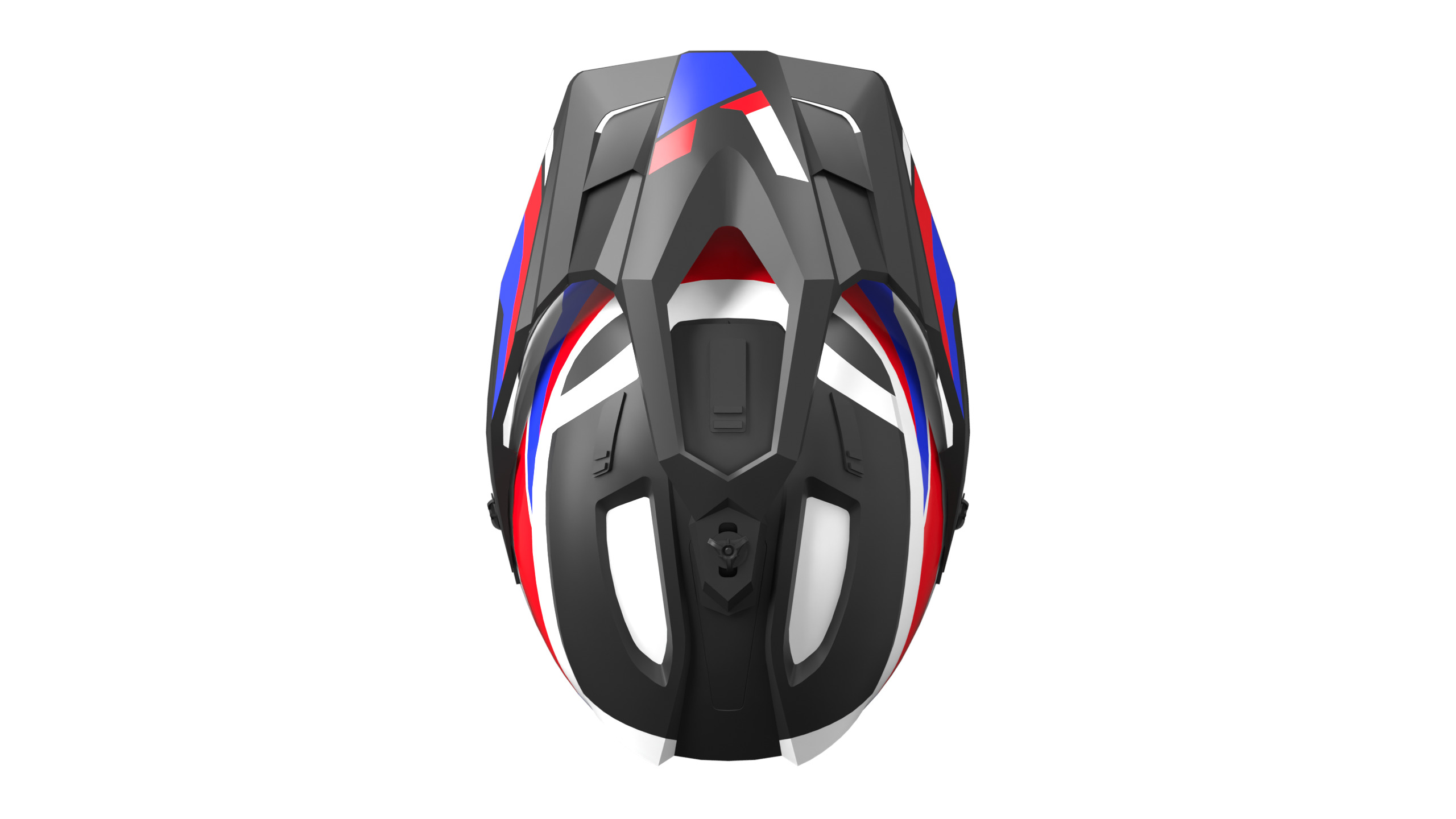 Modular Motorcycle Helmet with 7 modes Low-poly 3D model_15