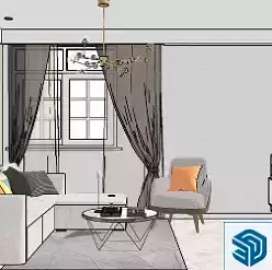 Living Room MODEL 3D model