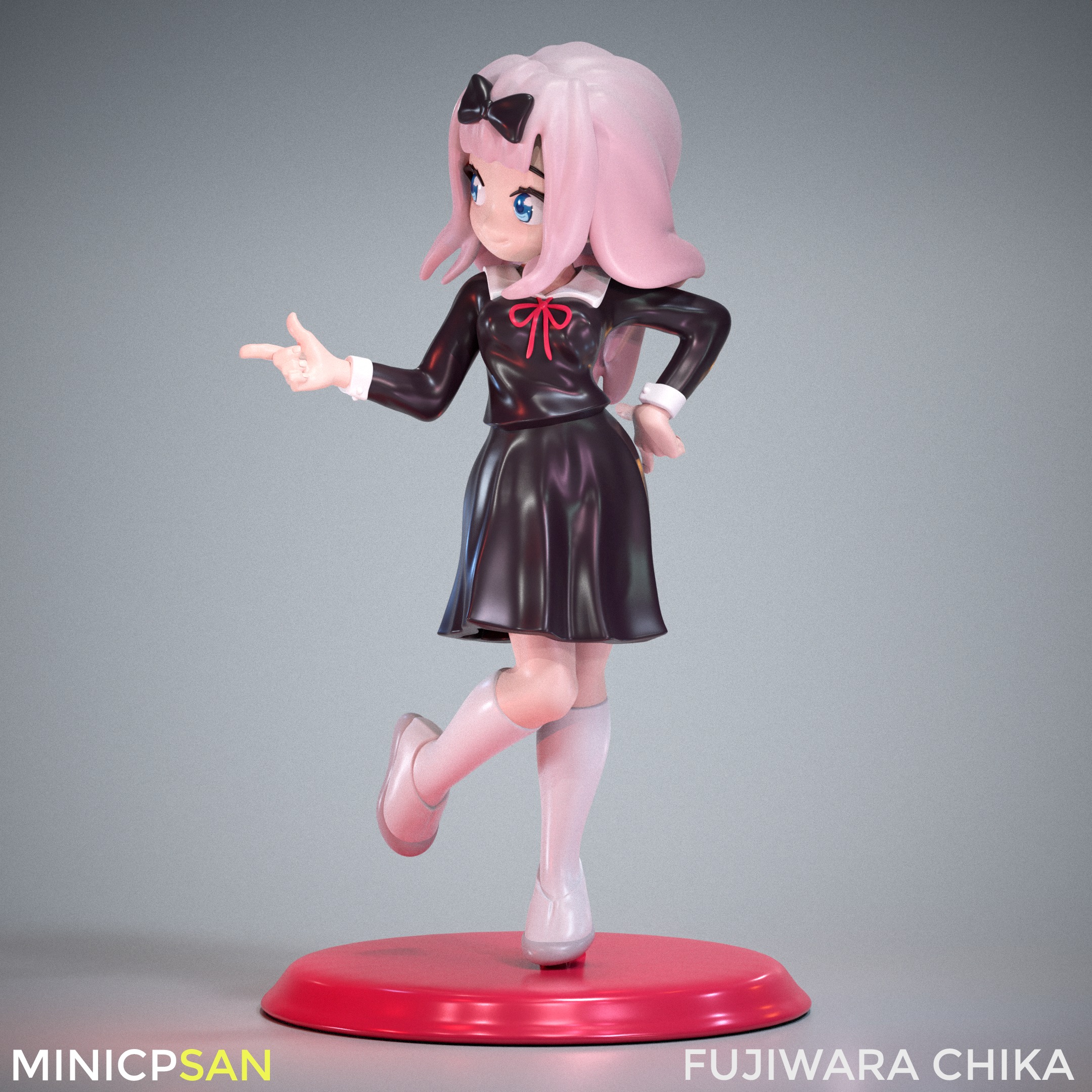 Mini Fujiwara Chika 01 - Kaguya-sama Love Is War 3D print model_2