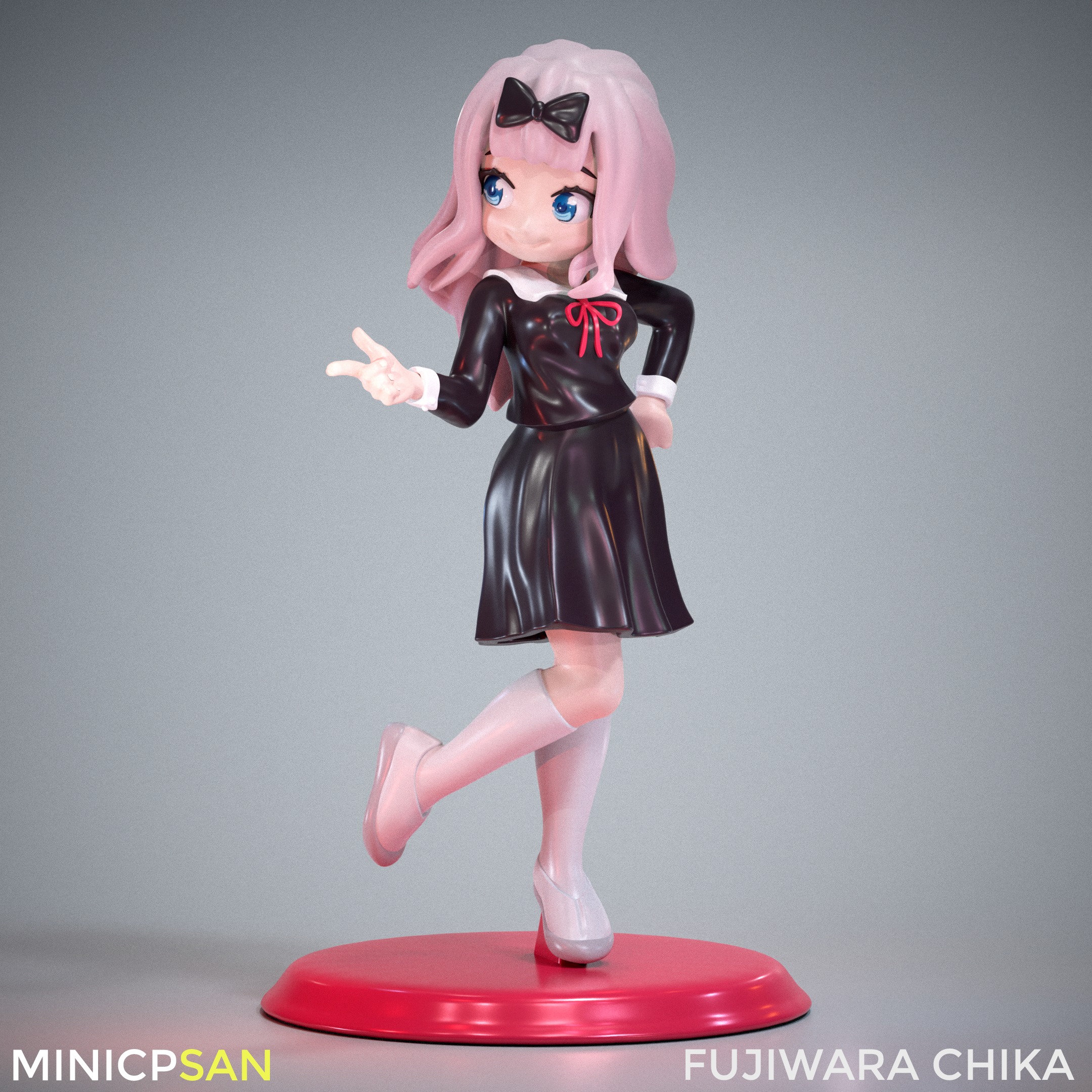 Mini Fujiwara Chika 01 - Kaguya-sama Love Is War 3D print model_1