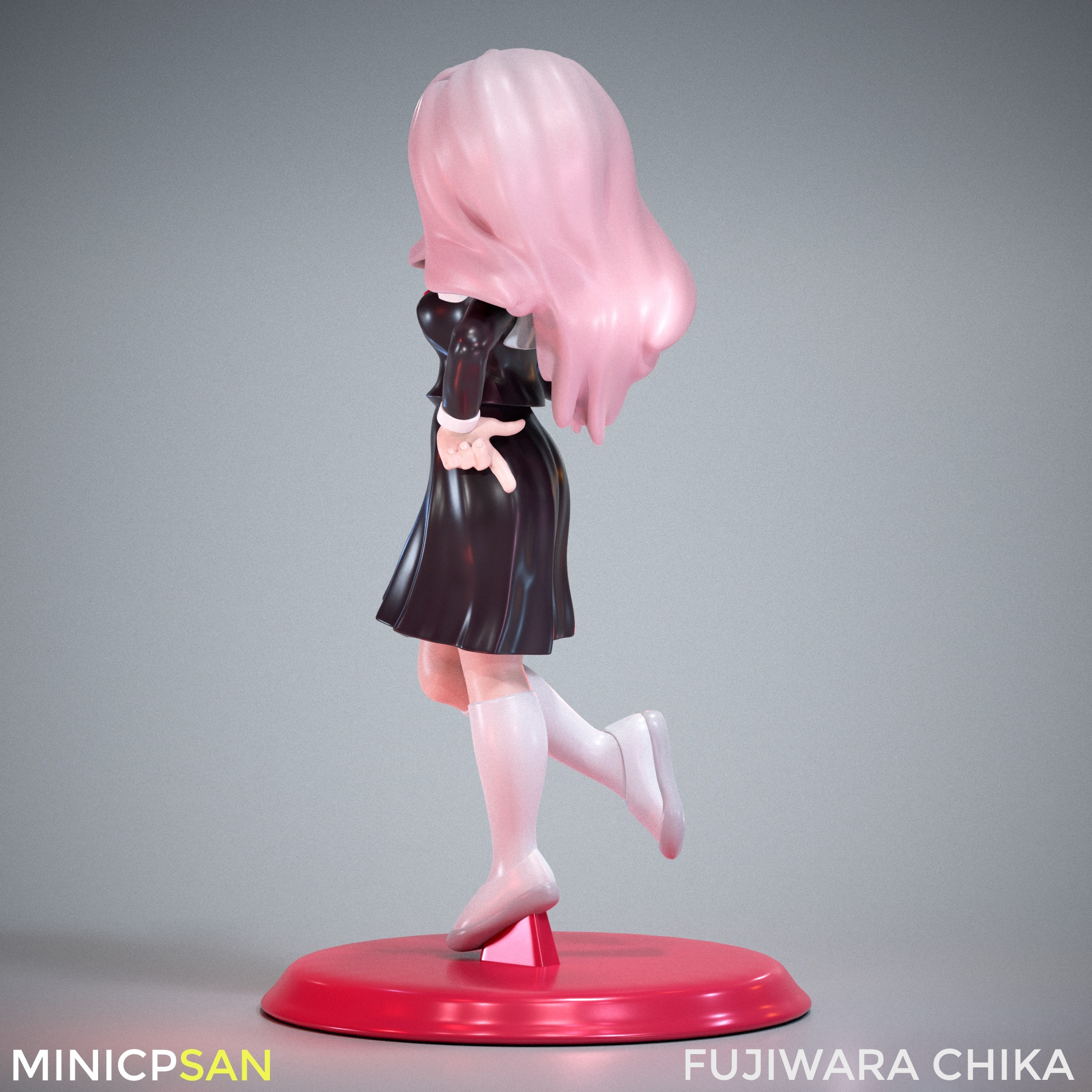 Mini Fujiwara Chika 01 - Kaguya-sama Love Is War 3D print model_4