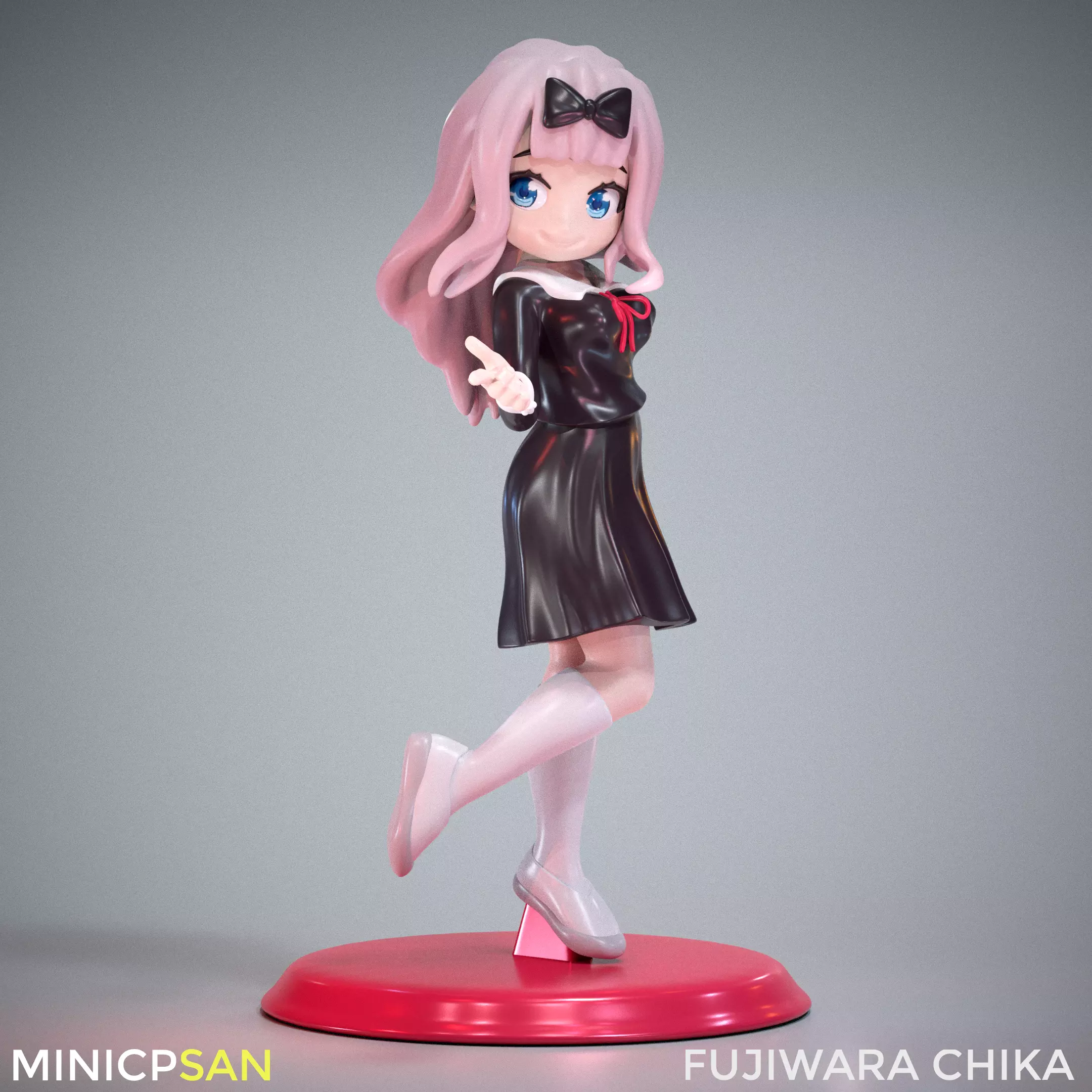 Mini Fujiwara Chika 01 - Kaguya-sama Love Is War 3D print model_0