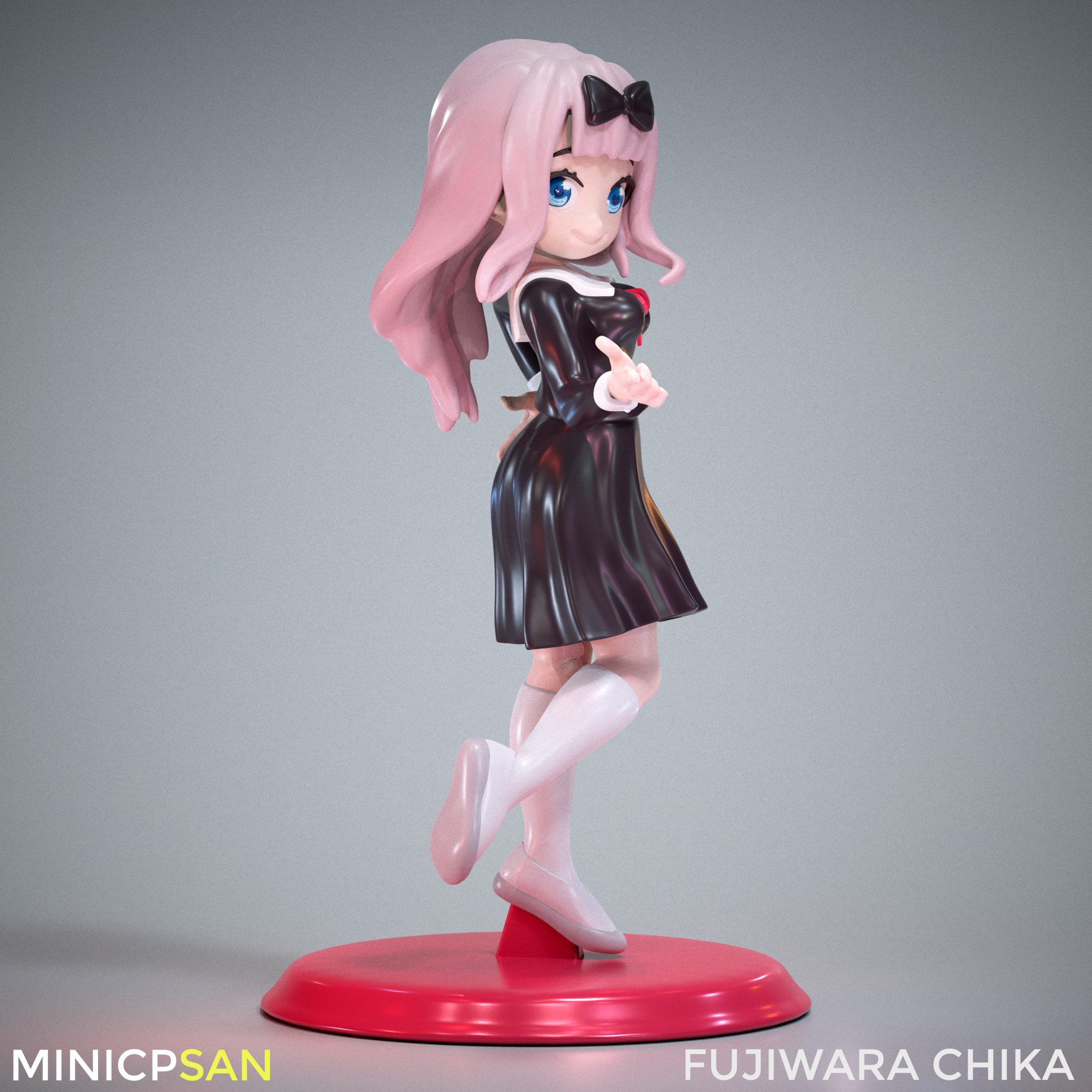 Mini Fujiwara Chika 01 - Kaguya-sama Love Is War 3D print model_7