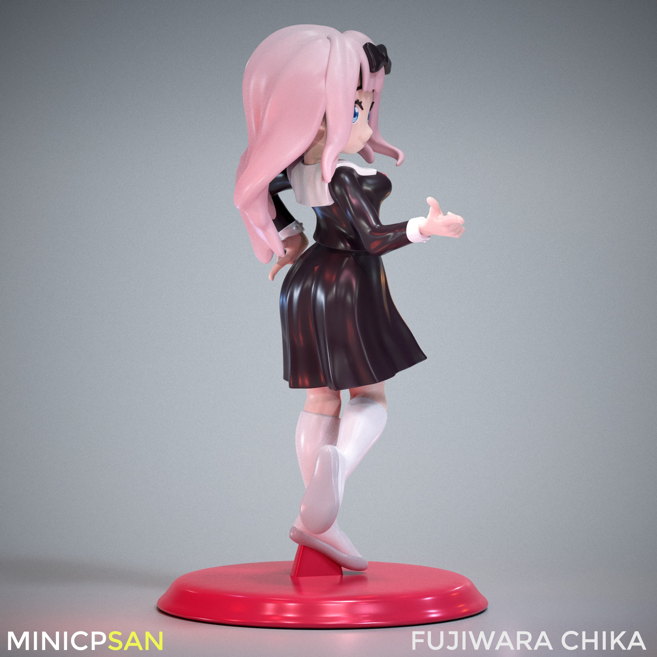 Mini Fujiwara Chika 01 - Kaguya-sama Love Is War 3D print model_6