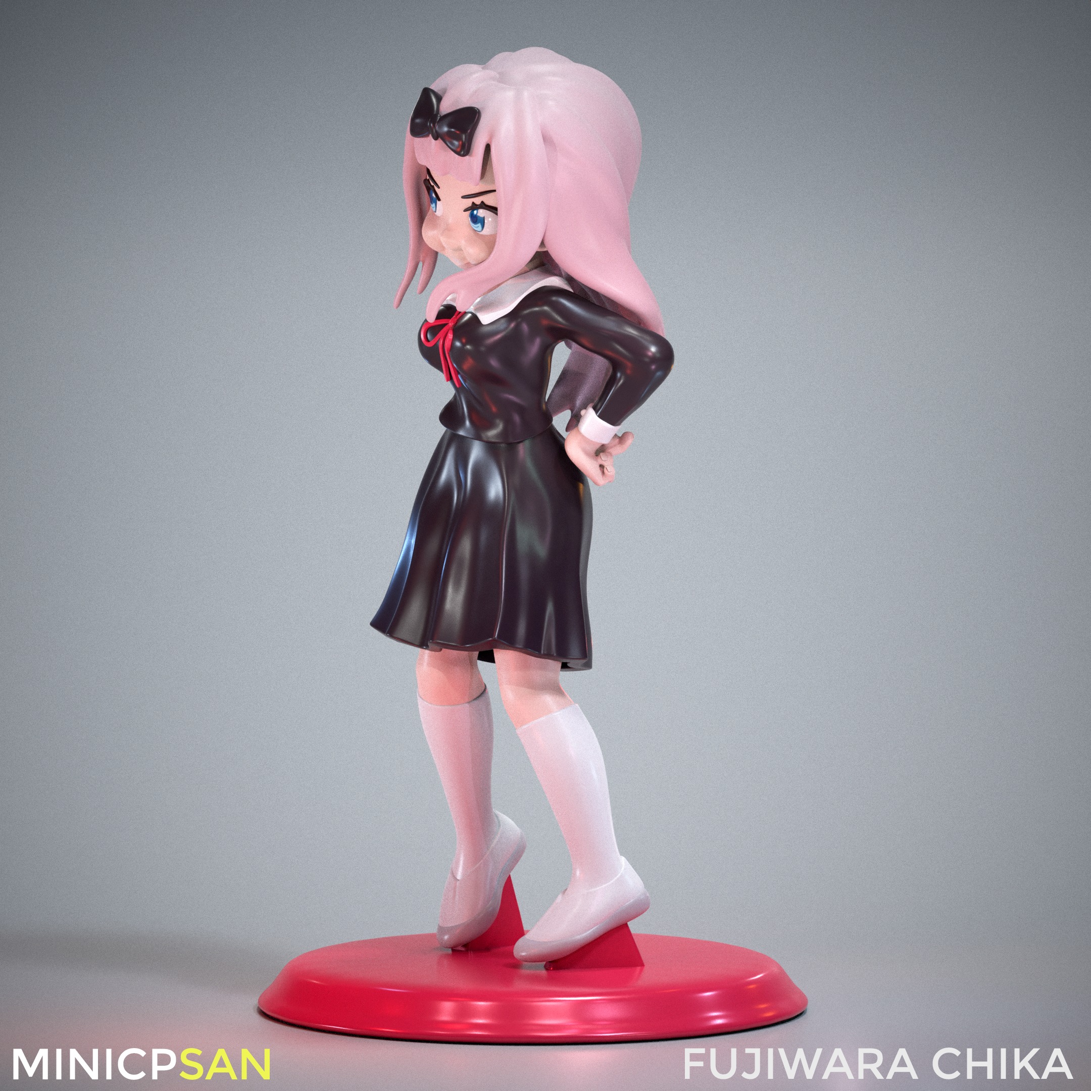 Mini Fujiwara Chika 02 - Kaguya-sama Love Is War 3D print model_2