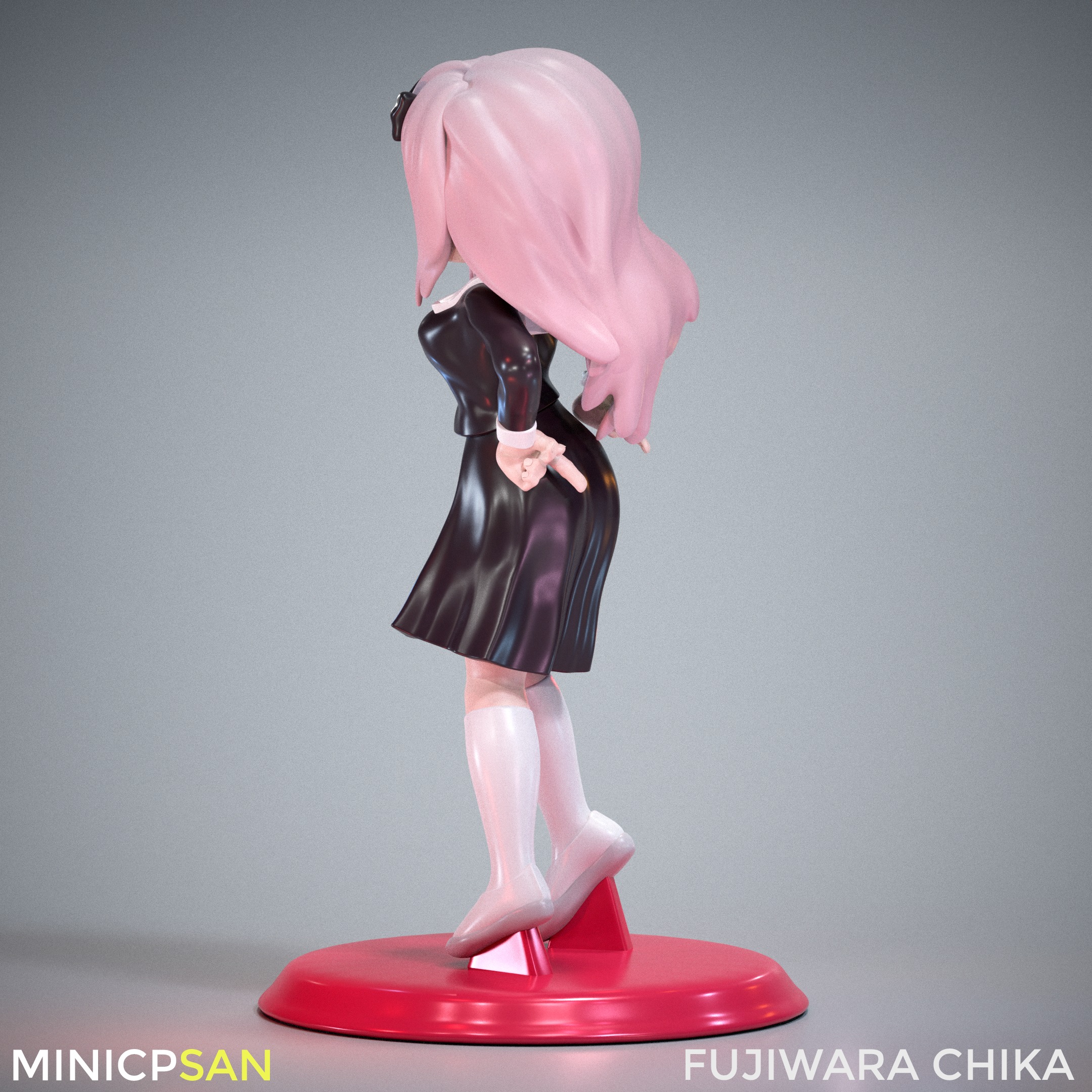 Mini Fujiwara Chika 02 - Kaguya-sama Love Is War 3D print model_3