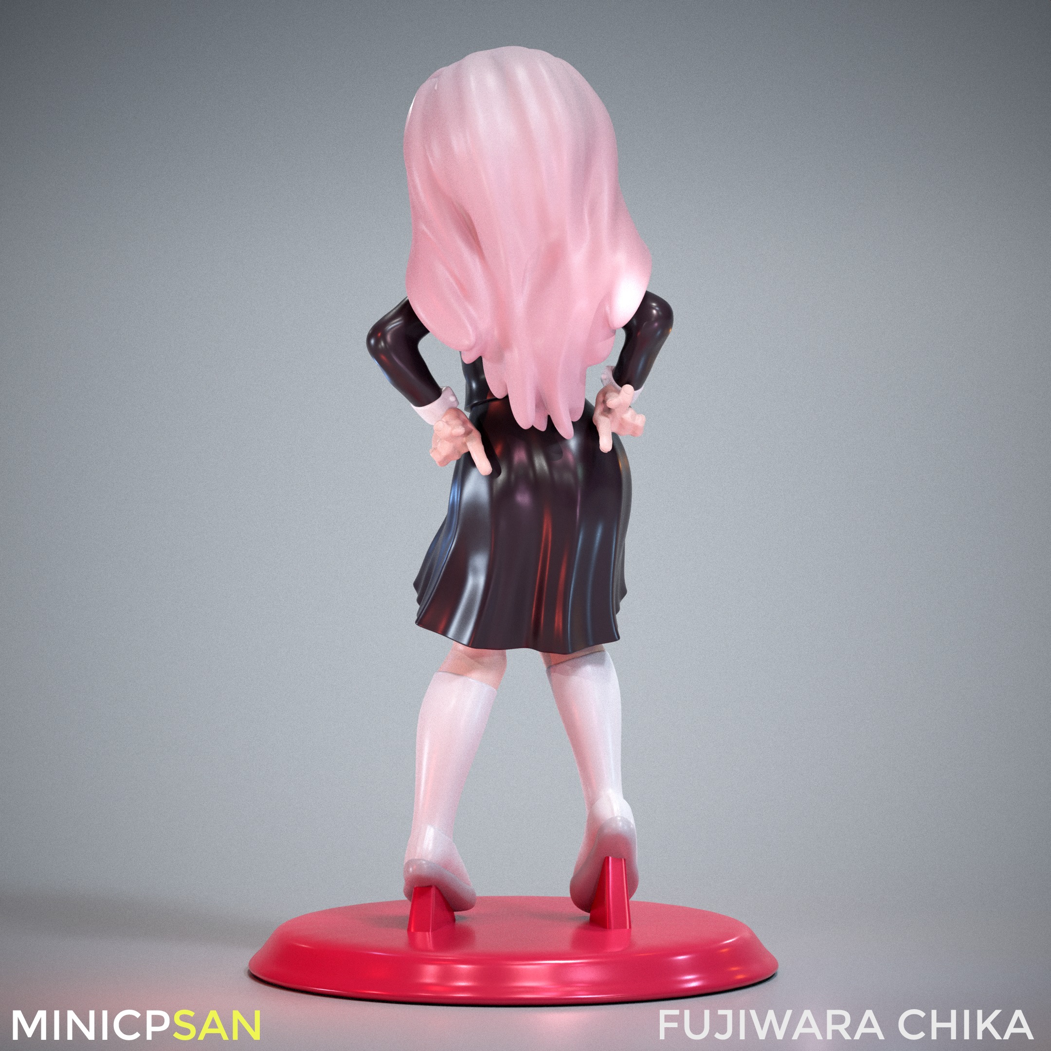 Mini Fujiwara Chika 02 - Kaguya-sama Love Is War 3D print model_4