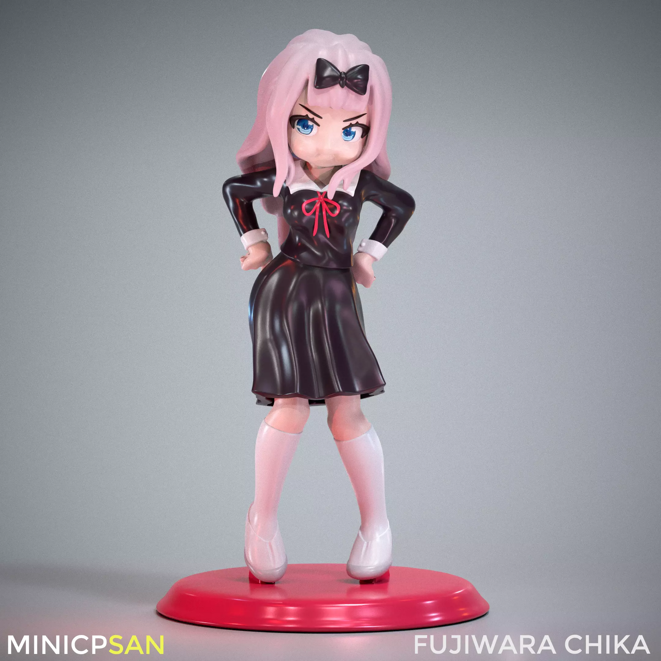 Mini Fujiwara Chika 02 - Kaguya-sama Love Is War 3D print model_0