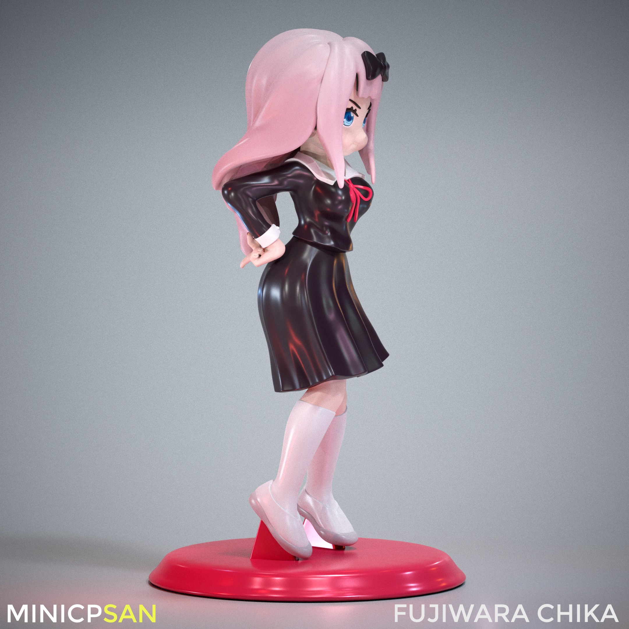 Mini Fujiwara Chika 02 - Kaguya-sama Love Is War 3D print model_6
