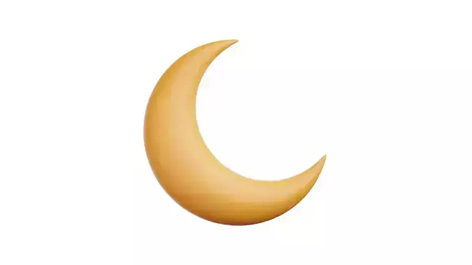 Crescent Moon 3D model