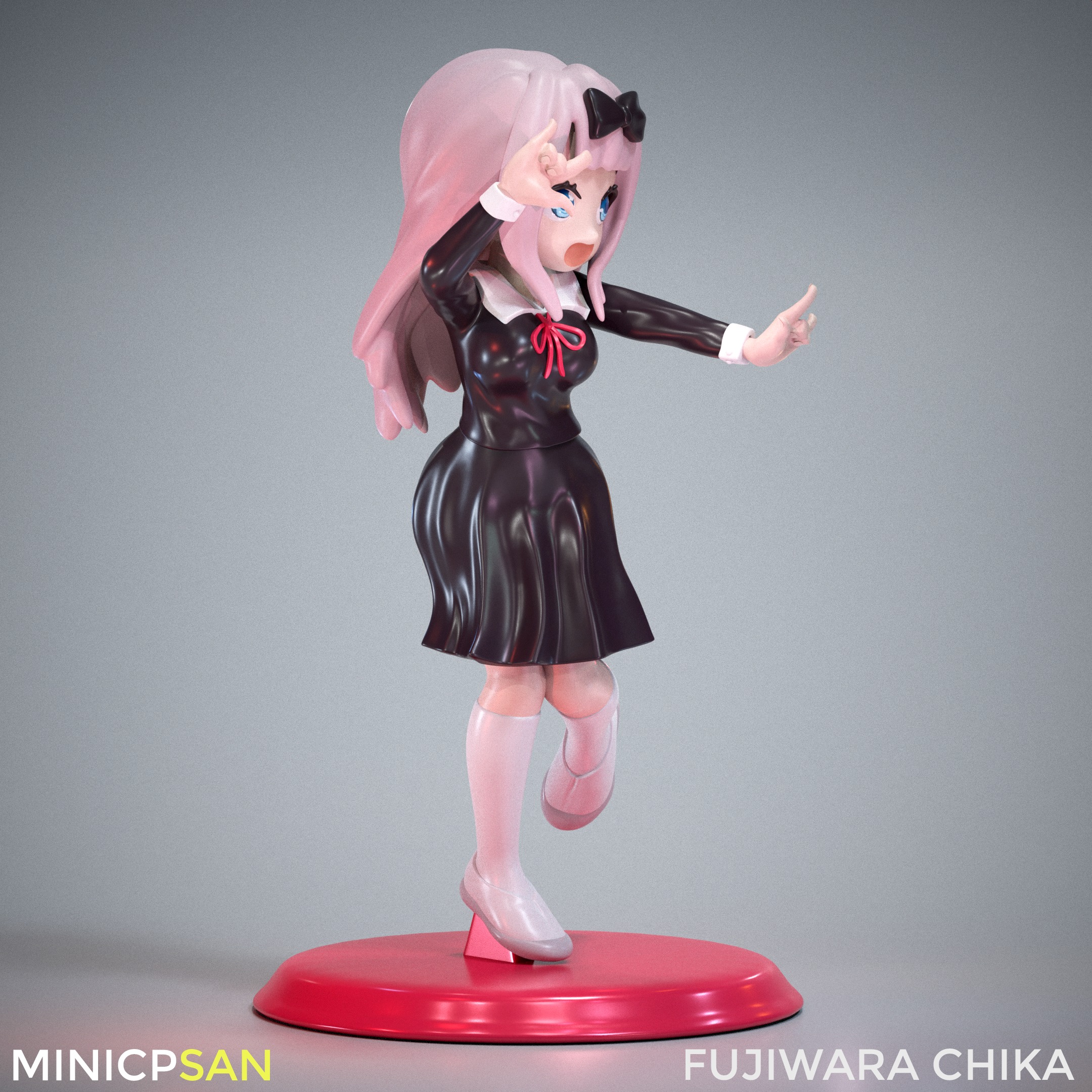 Mini Fujiwara Chika 03 - Kaguya-sama Love Is War 3D print model_6