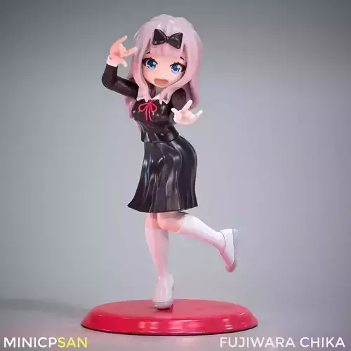 Mini Fujiwara Chika 03 - Kaguya-sama Love Is War 3D print model