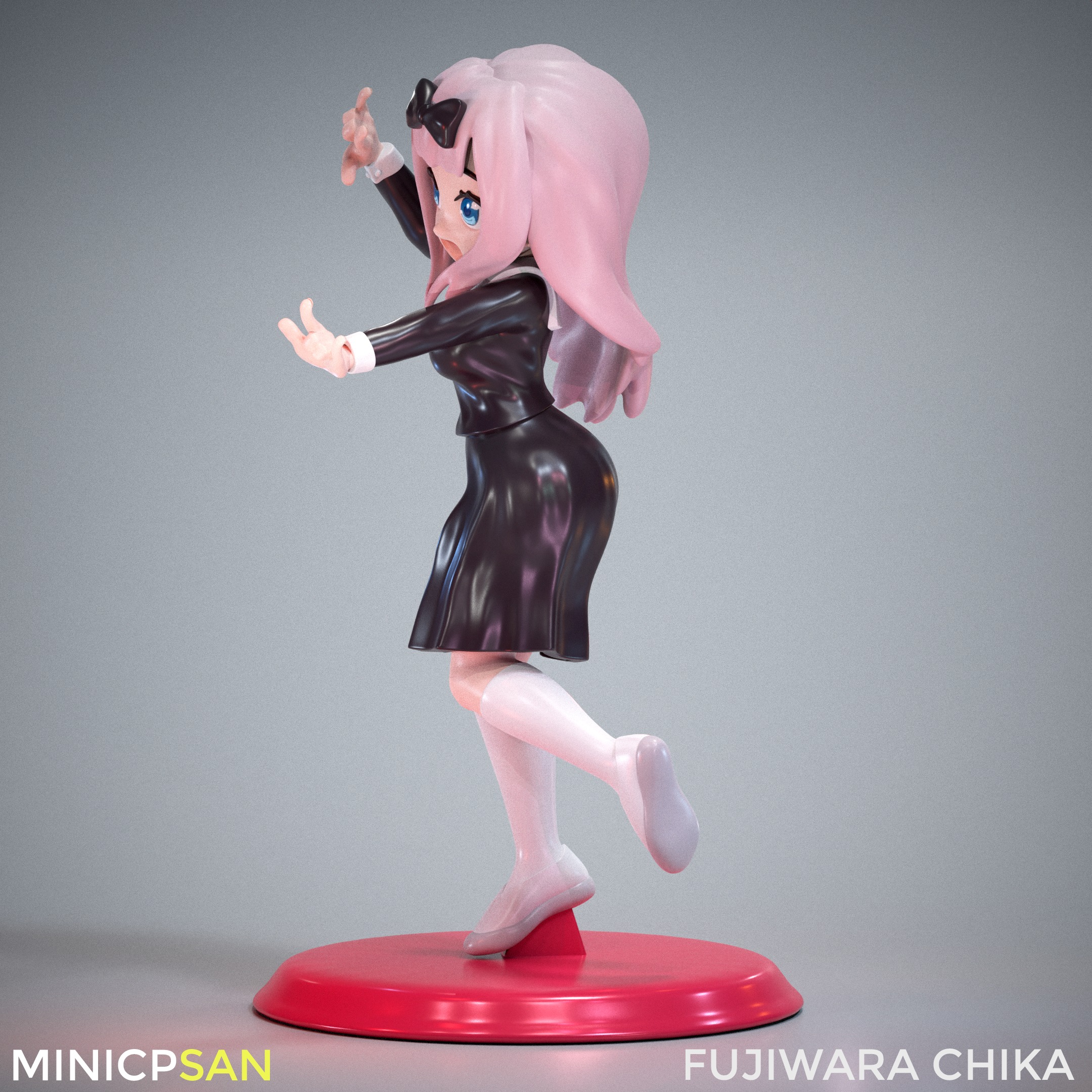 Mini Fujiwara Chika 03 - Kaguya-sama Love Is War 3D print model_2
