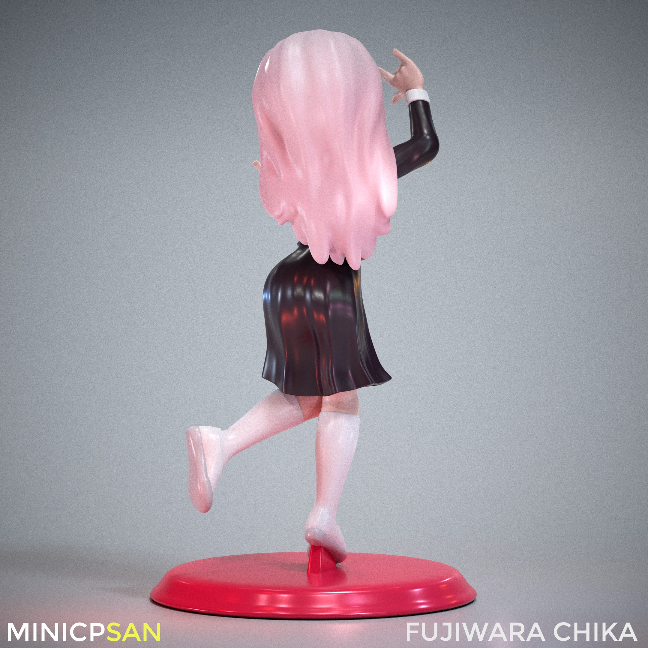 Mini Fujiwara Chika 03 - Kaguya-sama Love Is War 3D print model_4