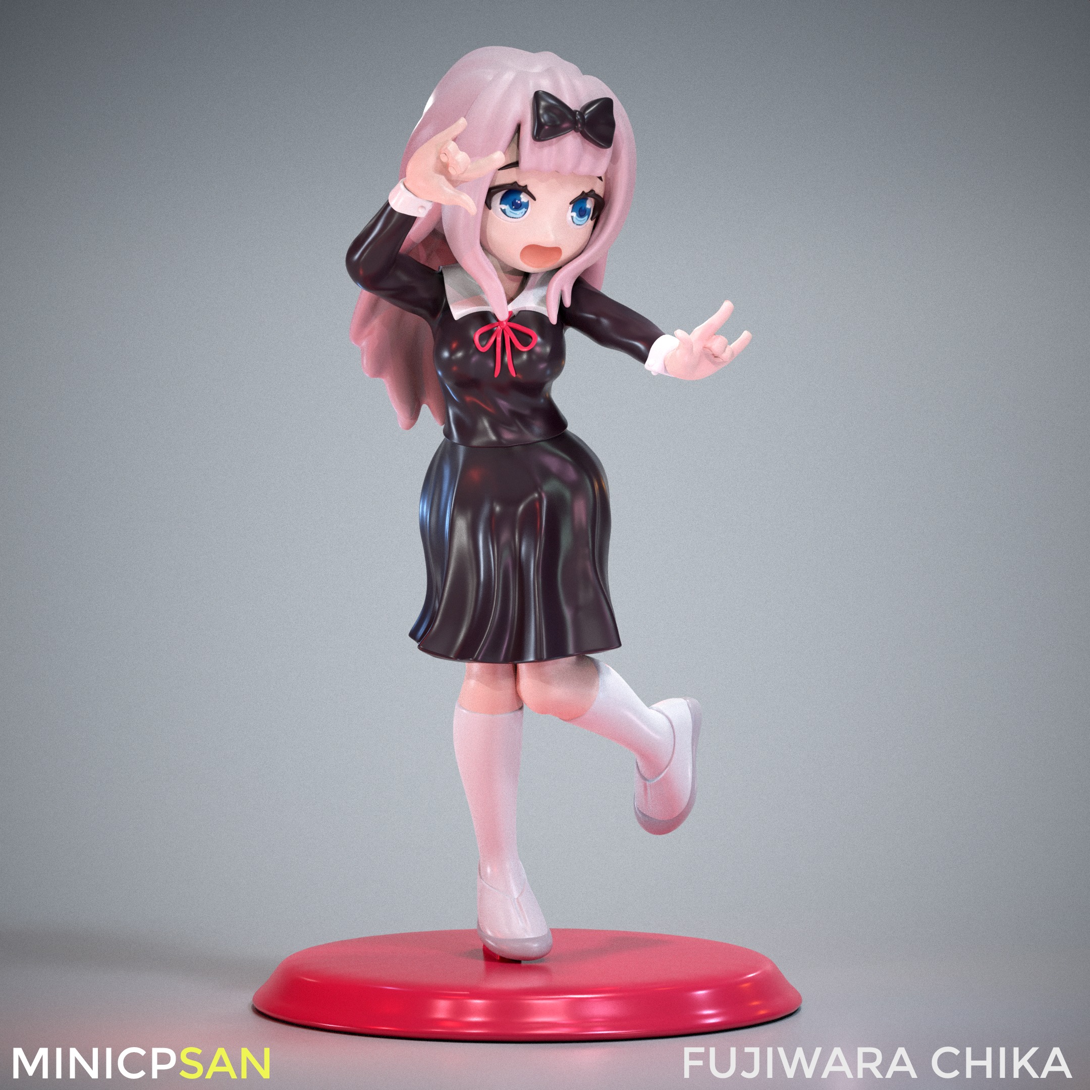 Mini Fujiwara Chika 03 - Kaguya-sama Love Is War 3D print model_7