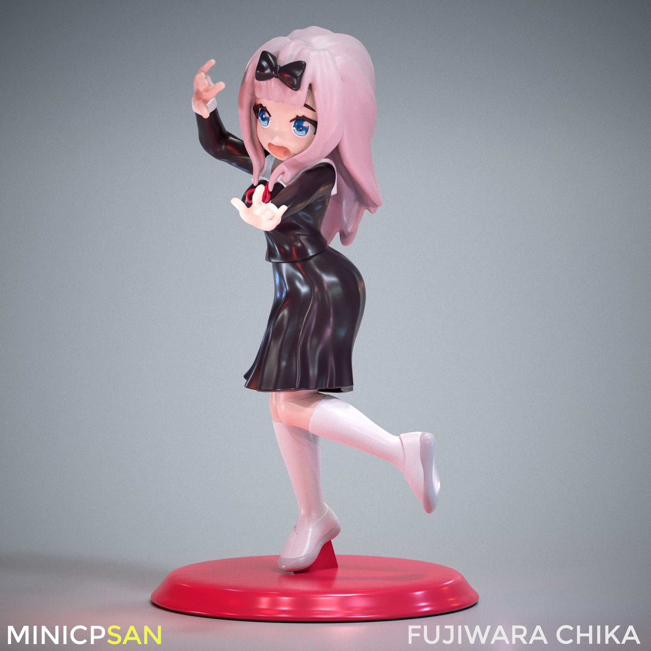 Mini Fujiwara Chika 03 - Kaguya-sama Love Is War 3D print model_1