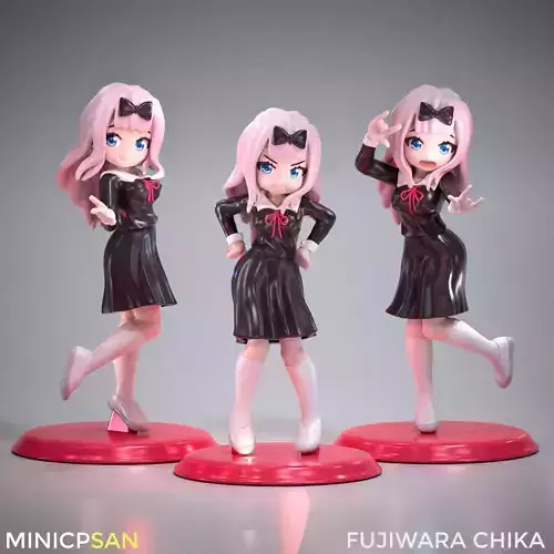 3in1 Mini Fujiwara Chika Bundle - Kaguya-sama Love Is War