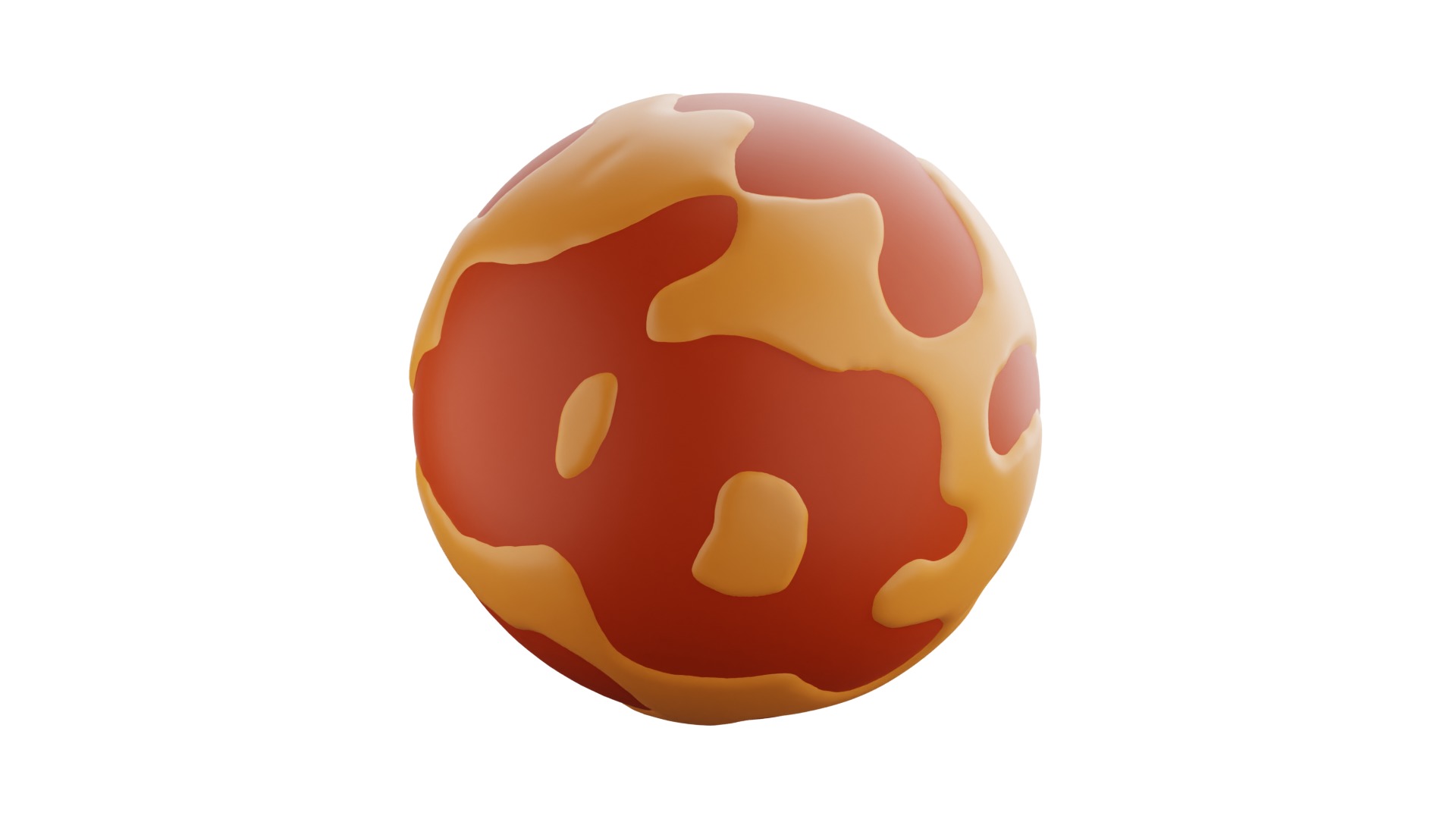 Mars 3d Illustration 3D model_14