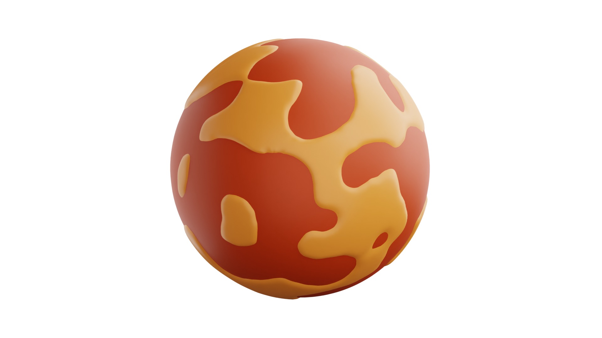 Mars 3d Illustration 3D model_16