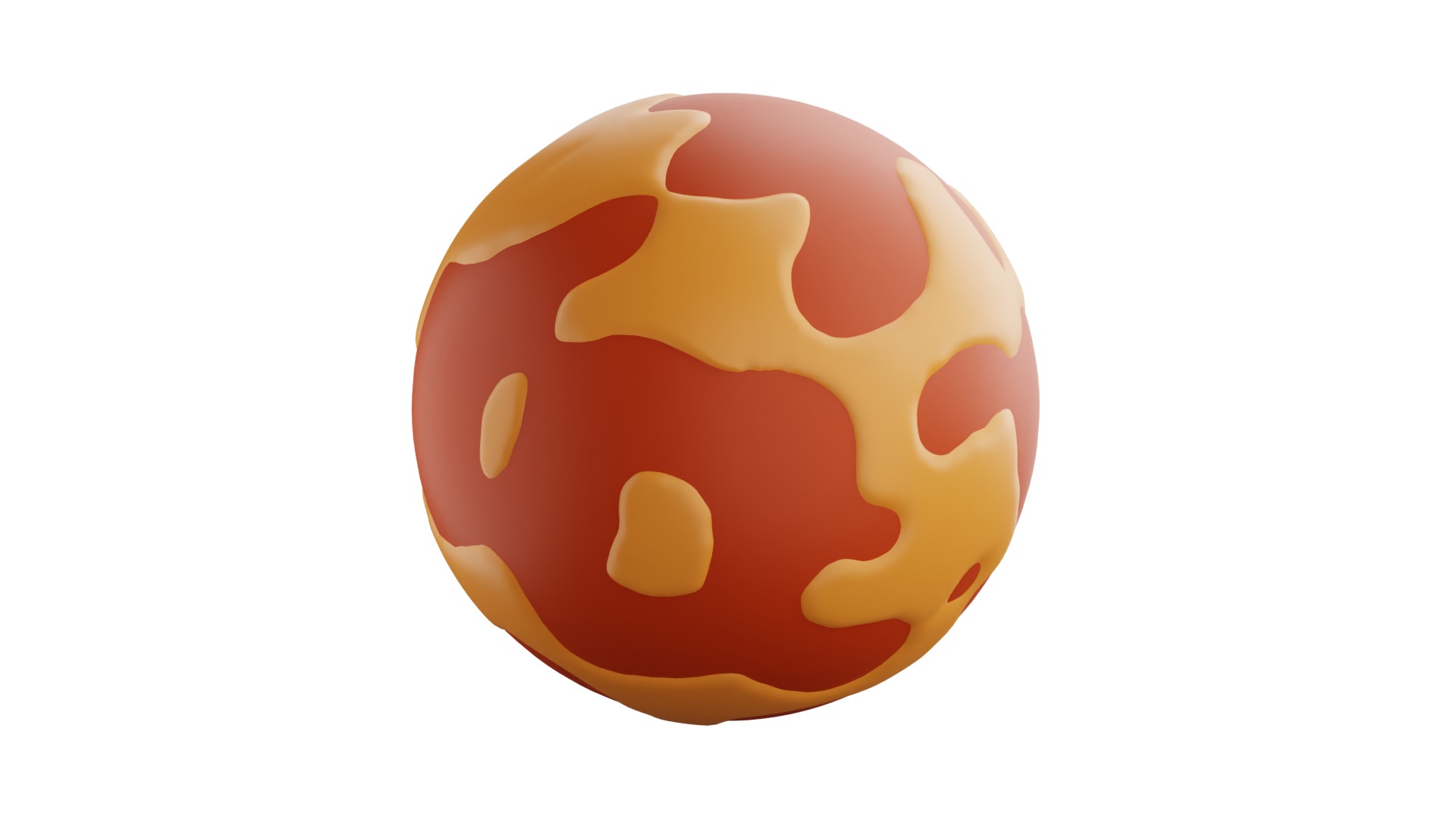 Mars 3d Illustration 3D model_15
