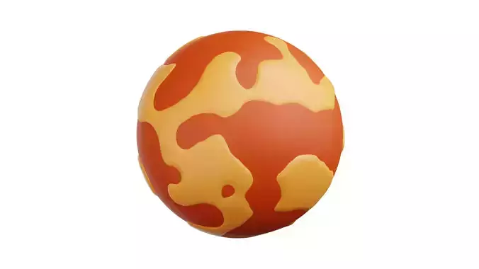 Mars 3d Illustration