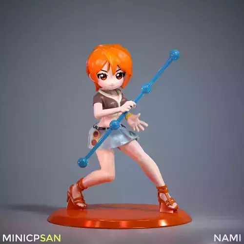 Mini Nami Enies Lobby Outfit 02 - One Piece Anime Figure