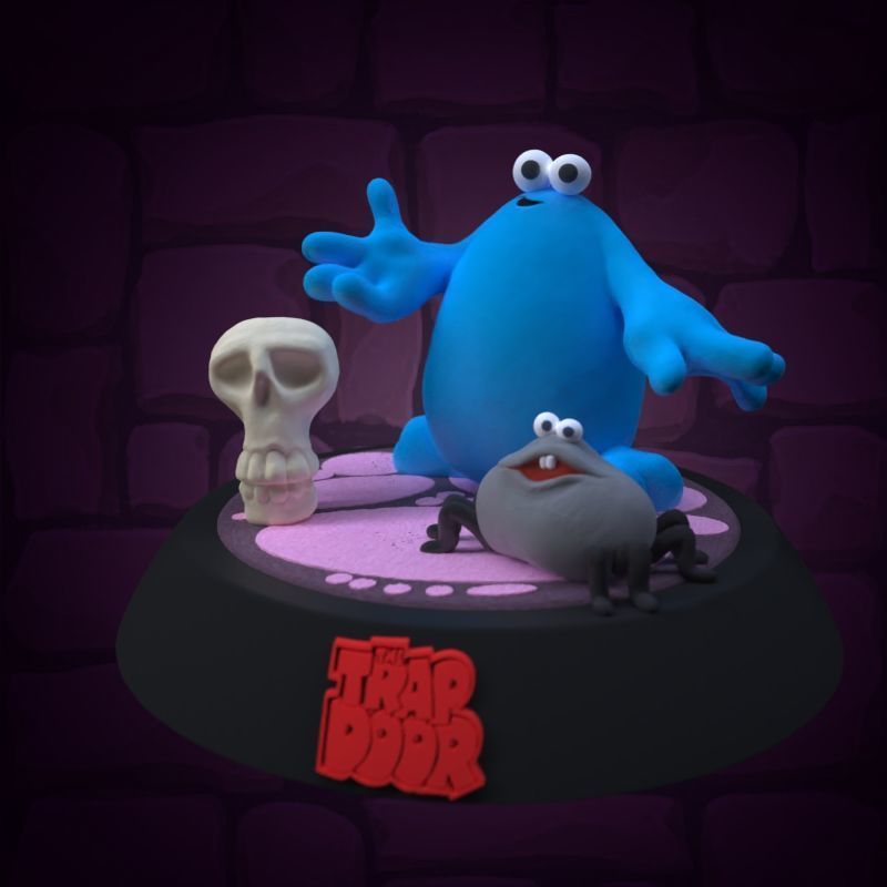The trap door 3D print model_27