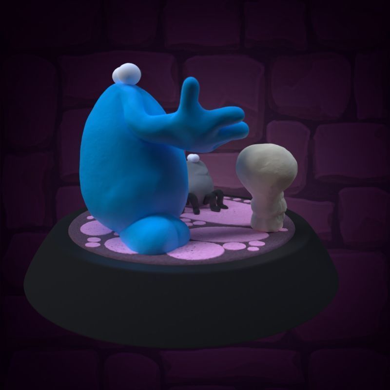 The trap door 3D print model_14