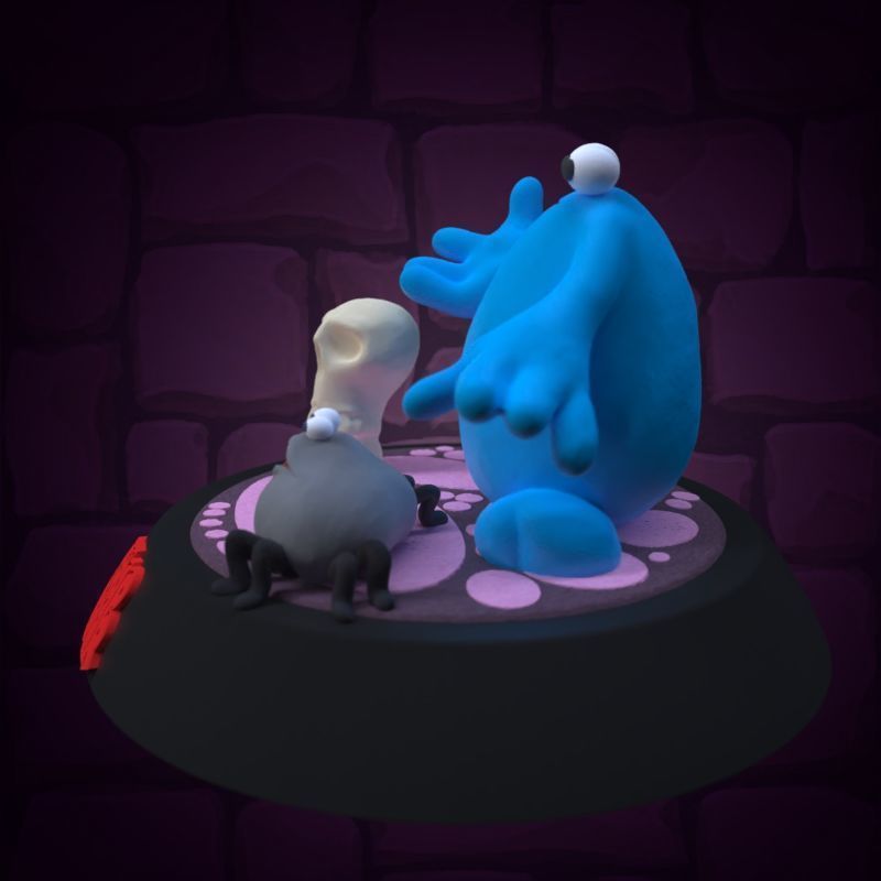 The trap door 3D print model_23