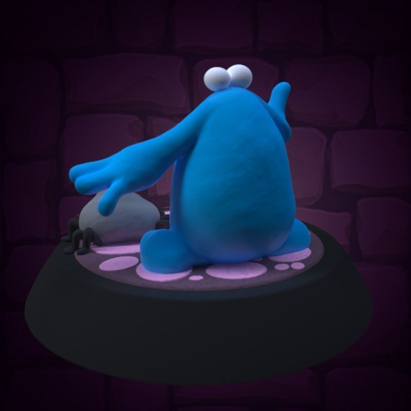 The trap door 3D print model_2