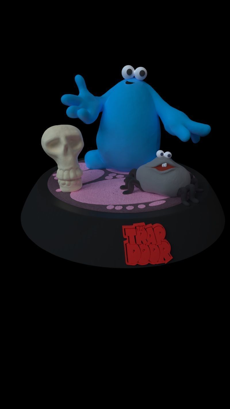 The trap door 3D print model_33
